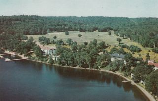 Lake Of Bays,  Muskoka,  Ontario,  50 - 60s; Aerial View Of Britannia Hotel