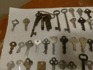72 Vintage/Antique Cabinet Keys Pad lock Skeleton and more mixed salvage 2