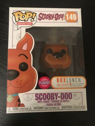 Funko Pop 149 Scooby Doo Flocked Box Lunch Exclusive
