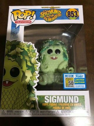 Sdcc 2019 Exclusive Funko Pop Sigmund And The Sea Monsters 853 In Protector