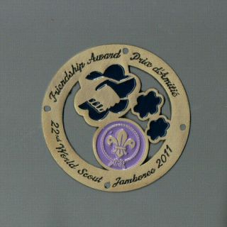 Traded At 2019 World Scout Jamboree 2011 22nd World Jamboee Friendship Award Pin
