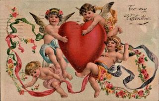 Antique Postcard Valentine 
