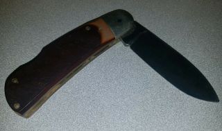 Old Timer Schrade 510 T Lockblade Folding Knife Vintage Pocket USA Great Shape 3