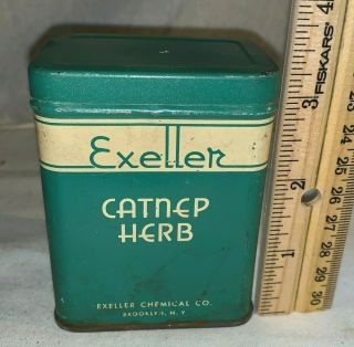 Antique Exeller Catnep Herb Vintage Cat Pet Vet Medicine Brooklyn Ny Infant Drug