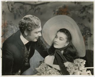 Vivien Leigh & Rand Brooks 1939 Vintage Gone With The Wind Production Photograph