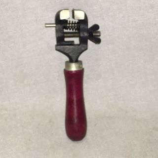 Vintage Small Hand Held Vise - Gunsmith,  Jeweler,  Watch Repair,  Tinsmith,  Craft
