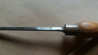 Vintage - Marples & Sons Sheffield - 3 Mm (1/8 Inch) Bevel Edged Chisel - Old Tool