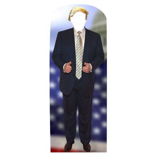 Donald Trump Lifesize Stand - In Cardboard Cutout Standee Standup President Of Usa