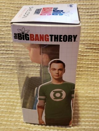RARE HTF The Big Bang Theory Green Lanterrn Shirt Wacky Wobbler Bobble - Head 2