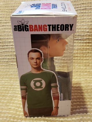 RARE HTF The Big Bang Theory Green Lanterrn Shirt Wacky Wobbler Bobble - Head 4