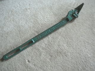 DURBIN DURCO - ANTIQUE CAST IRON BARBED WIRE FENCE STRETCHER REPAIR TOOL 4