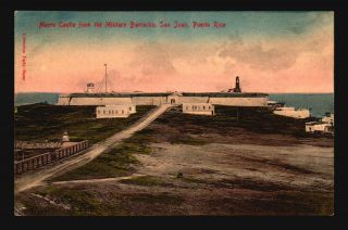 Puerto Rico Circa 1910 Picture Postcard - Morro Castle - Z17254