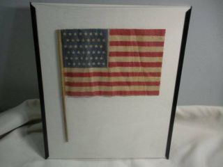 Vintage 48 Star American Flag - 6 1/2 " X 4 1/2 " / Take A Look