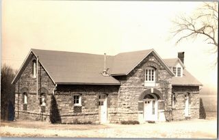 Rppc Girl Scouts Building,  Fort Leavenworth Ks Vintage Postcard S21
