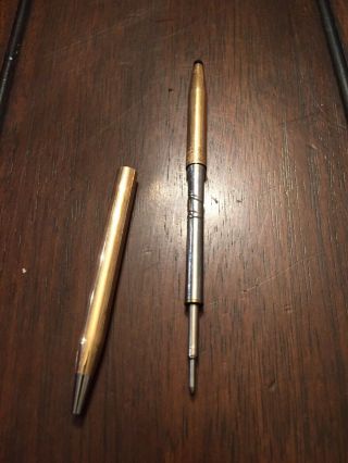 Cross Pen Pencil Set 14K Gold Filled 1/20 Rose etching Pen/Pencil Purse 5