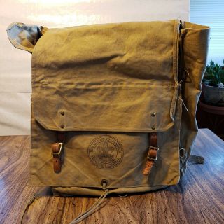 Vtg Boy Scouts Of America National Council Canvas Backpack No.  574 Yucca Pack