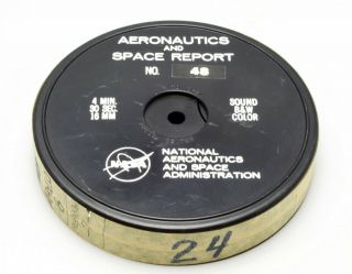 Vintage Nasa Aeronautics And Space Report 16mm Film 24 Apollo 8