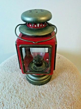 Vintage Brass Carriage Lantern Style Hanging Oil Lamp Use