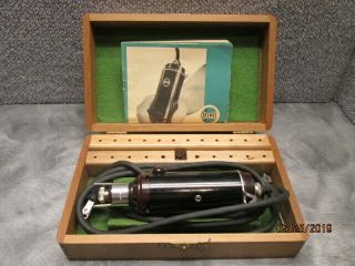 Vintage Dremel Moto - Tool Model 2 W/ Wood Case Made In Usa