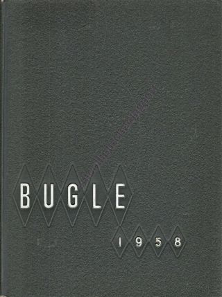 College Yearbook Bowdoin College Brunswick Maine Bugle 1958