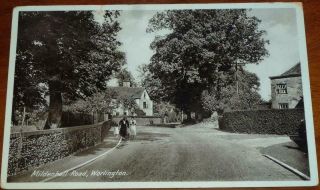Real Photo Postcard Worlington (mildenhall Road)