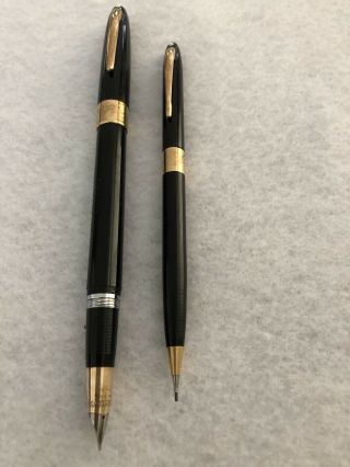 Vintage W.  A.  Sheaffer Pen Pencil Set 14k