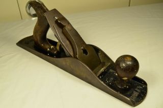 Vintage Stanley Bailey No.  5 Hand Plane Sweetheart 1925 - 28 Complete Heavy Use
