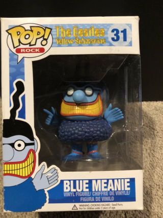 The Beatles Blue Meanie Retired Vaulted Funko Pop 31 Yellow Submarine Ecw