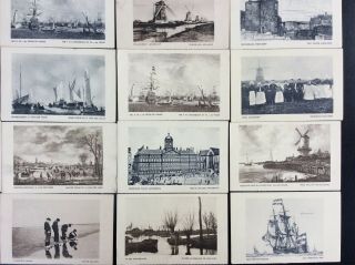 23 Different Postcards By The Koninklijke Nederlandse Stoomboot - Maatschappij