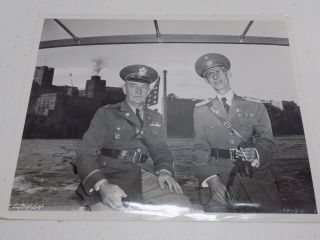 Wwii Us Signal Corp Photo 1941 - Marine Corp & Venezuelan Generals At West Point