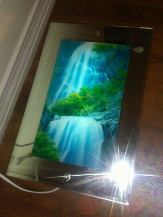 Moving Picture Light Nature Spirit Waterfall Lights Up And Sound Comes On