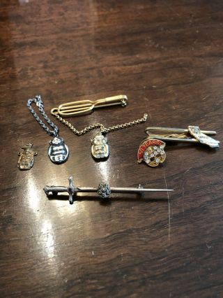 Royal Order Of Jesters And Shriner Pins And Charms