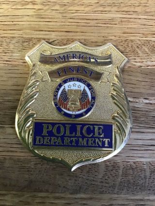 Metal Sign Police Department Plaque,  Station Officer Law Enforcement