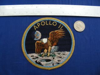 Vintage Dallas Cap & Emblem (" Grumman ") Apollo 11 (xi) Patch 4 " Nasa