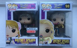 Funko Pop Pop Rocks Target Exclusive Britney Spears Baby One More Time & Slave