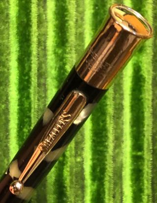 Sheaffer’s Oversized Lifetime Flat Top Pencil In Black & Pearl Xlnt