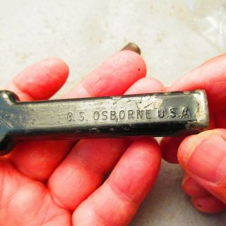 Vintage 1/2 C.  S.  Osborne & 3/8 Round Leather Hole Punches 4