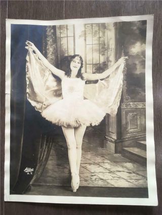 Ballet Ballerina Dancer Vintage Antique 8 X 10 Photo Early 1900 