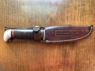 Vintage Case Xx 365 Sab Hunting Knife Rare Old Sheath 1965 - 69
