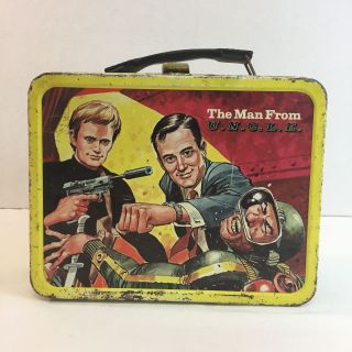 1966 King - Seeley Metal Lunchbox Man From Uncle U.  N.  C.  L.  E.