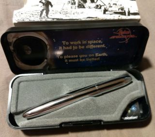 Fisher Space Pen 400 / The Classic Chrome Bullet Pen,  Box & Inserts