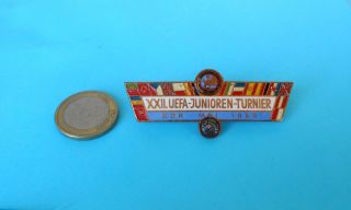 Uefa European Under - 19 Championship 1969 Germany Football Soccer Large Pin Badge