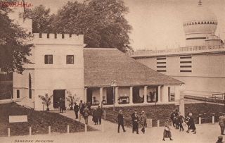 Postcard British Empire Exhibition 1924 Sarawak Pavilion Uk