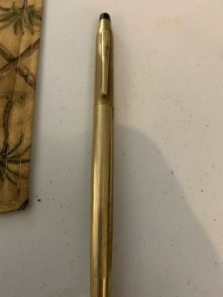 Vintage Cross Rollerball Pen 12kt Gold Filled