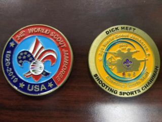 2019 World Scout Jamboree Shooting Sports Challenge Coin - Dick Heft