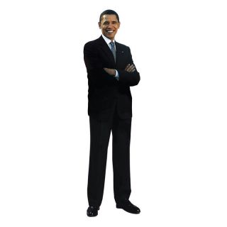 Barack Obama V2 President Lifesize Cardboard Cutout Standup Standee Poster