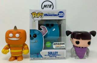 Funko Pop Disney Monsters Inc Boo George Sanderson Sulley 20 14 Flocked Amazon