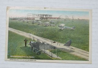 World War 1 Postcard U.  S.  Aero Squad Plane