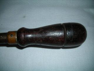 Vintage Millers No.  5 Hand Crank Wood Handle Egg Beater Drill 7