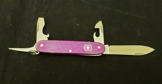 Victorinox Pioneer Alox Swiss Army Knife /orchid Violet / 93mm